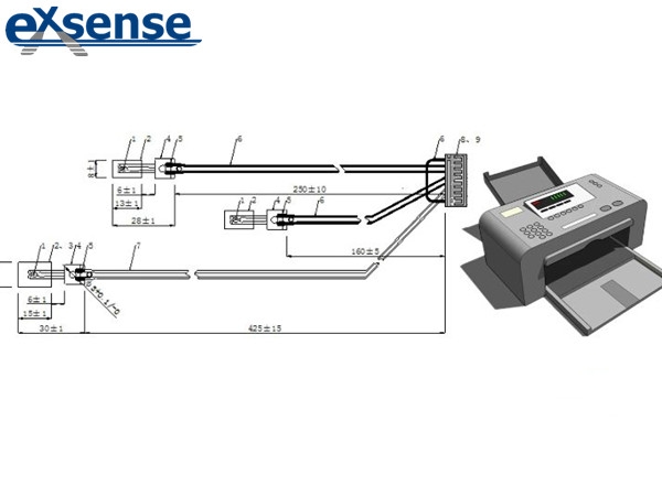 Copier Fuser Assembly And Temperature Sensor