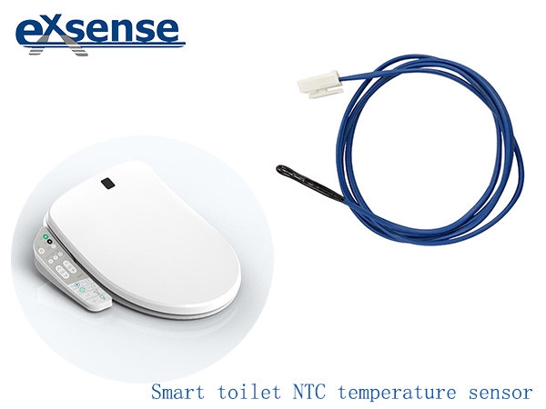 NTC temperature sensor for smart toilet lid