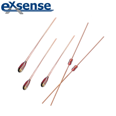  High Temperature Resistance NTC Sensor Radial Glass Thermistor