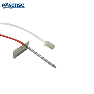 Stainless steel frange type ntc temperature sensor with glass fiber casing 
